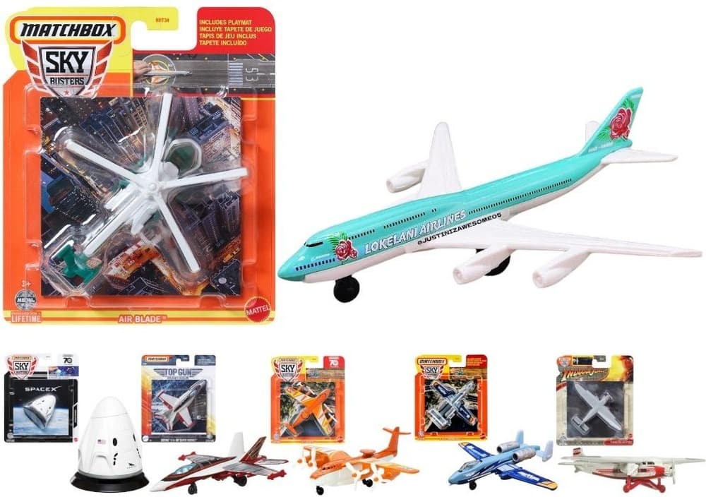 R- Matchbox Skybusters - Zestaw samolotów i helikopterów