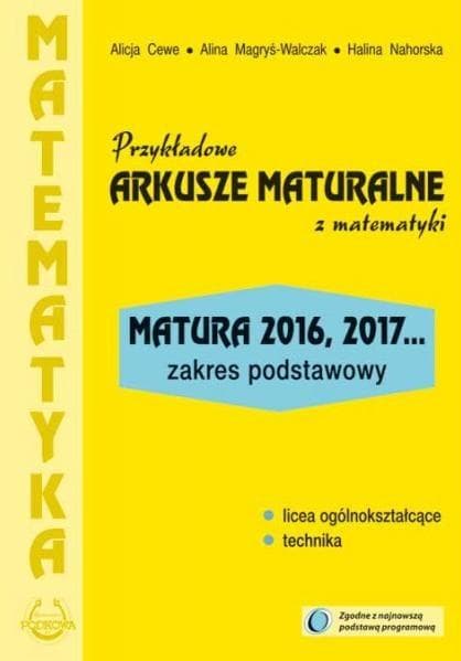 Matura z matematyki Przykładowe Arkusze Zakres Podstawowy