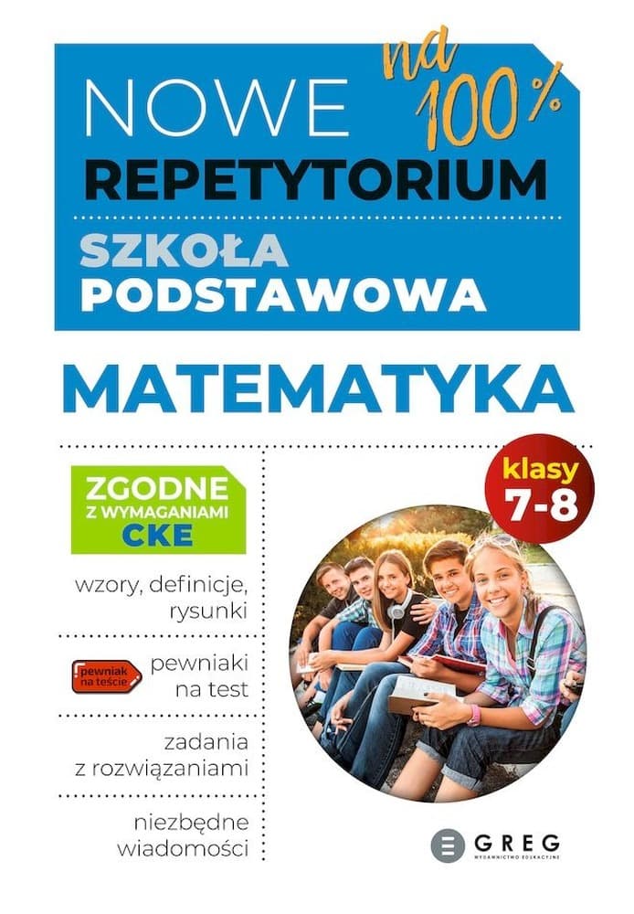 Matematyka. Repetytorium. Szkoła podstawowa 2025 Klasa 7-8