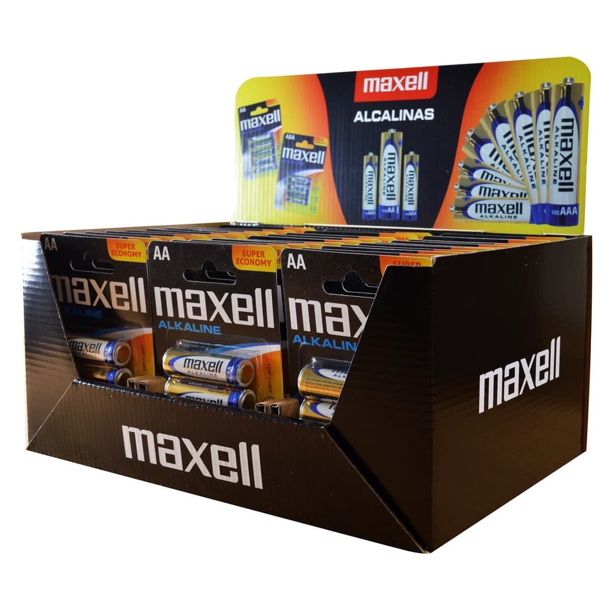 Maxell Alkaline LR6 AA Baterie 4szt. (30 op. / 120 szt.)