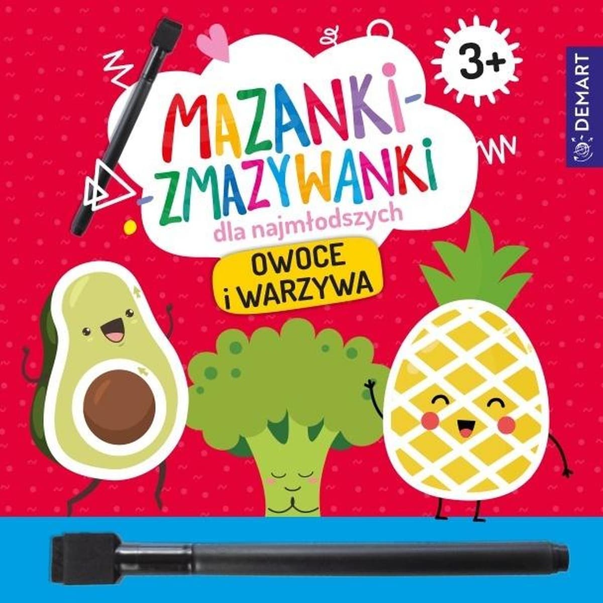 Mazanki-zmazywanki dla najmłodszych Owoce i warzywa