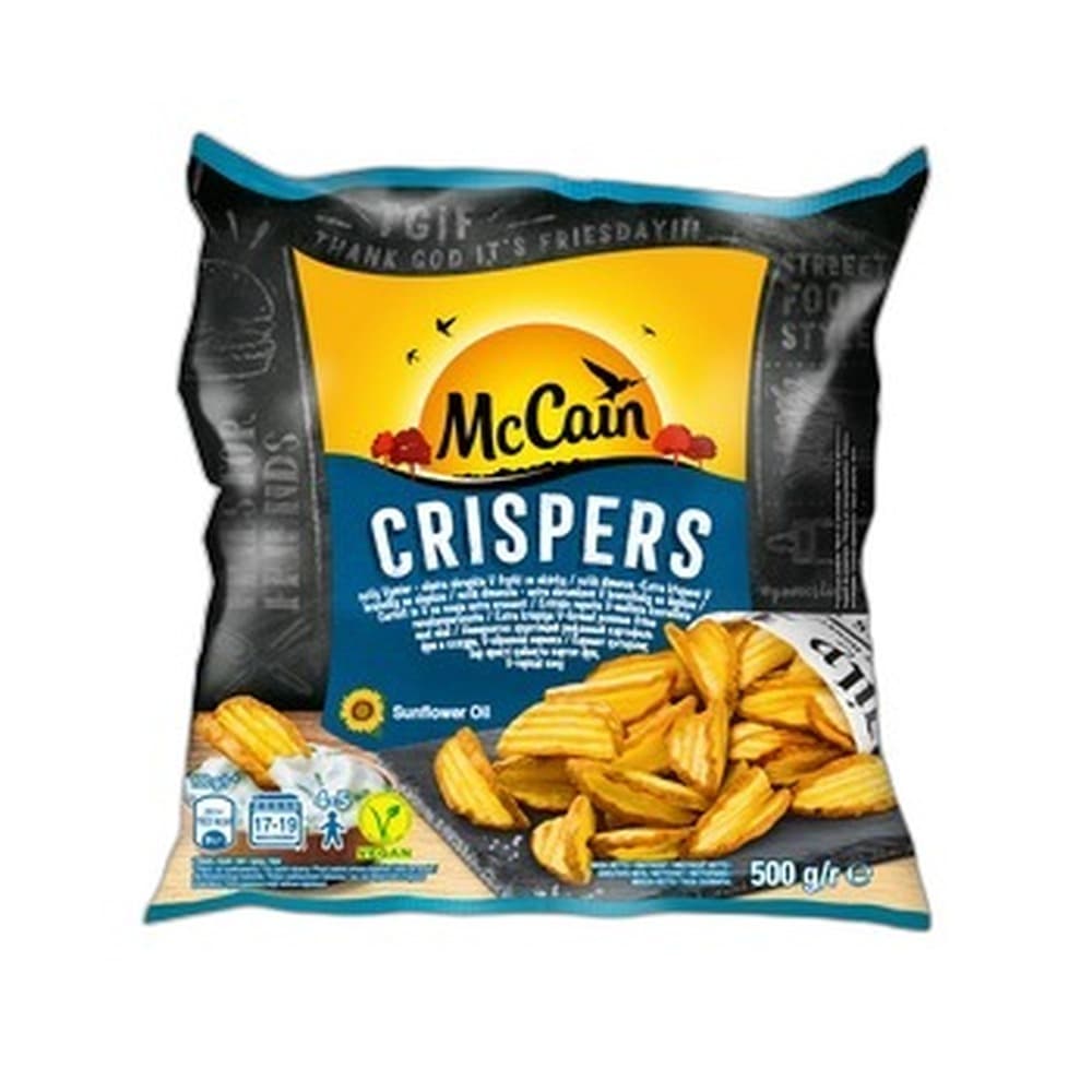McCain Crispers noVy Vymiar - ekstra chrupkie V frytki ze skórką 500 g