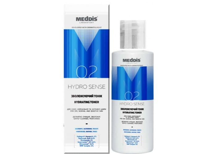 MEDDIS Hydrosense: Nawilżający tonik do twarzy dla cery wrażliwej