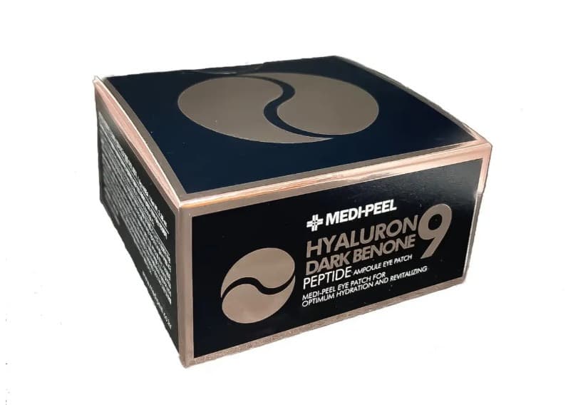 MEDI-PEEL Platki rozjaśniające z peptydami Hyaluron Dark Benone Peptide 9 Ampoule Eye Patch
