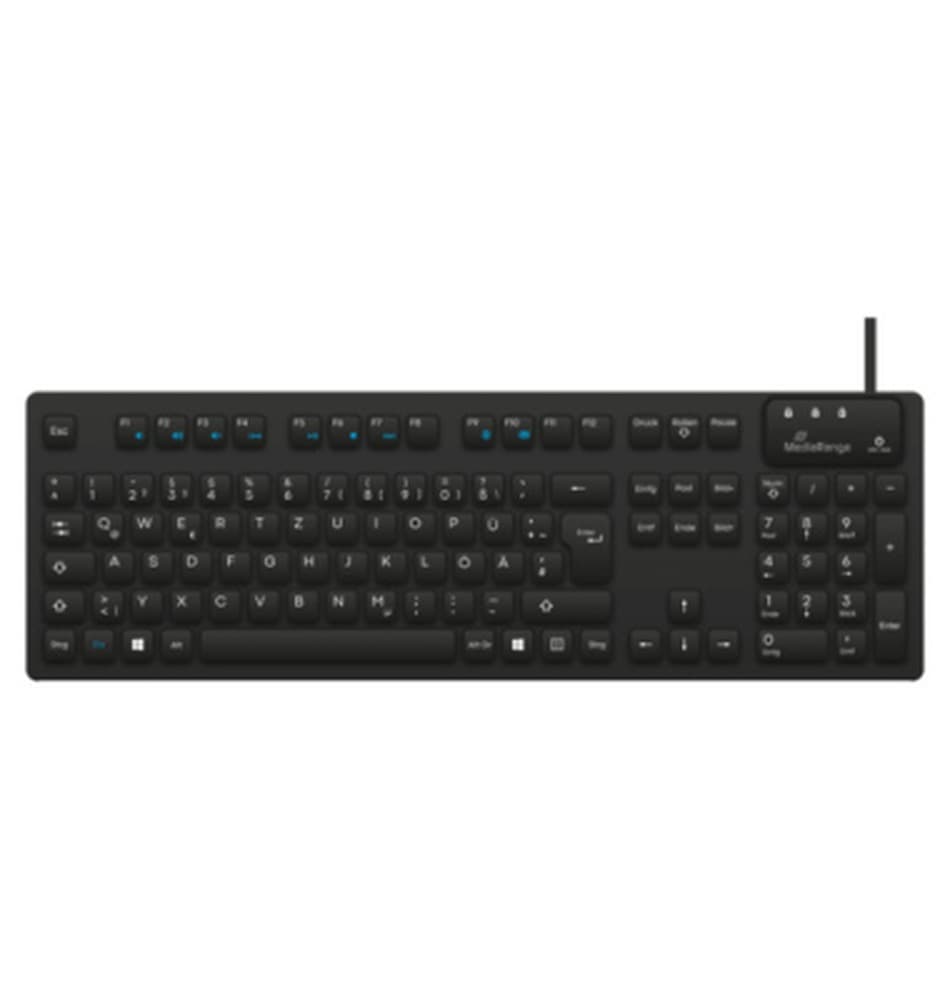 MediaRange MROS273 klawiatura USB QWERTZ Niemiecki Czarny