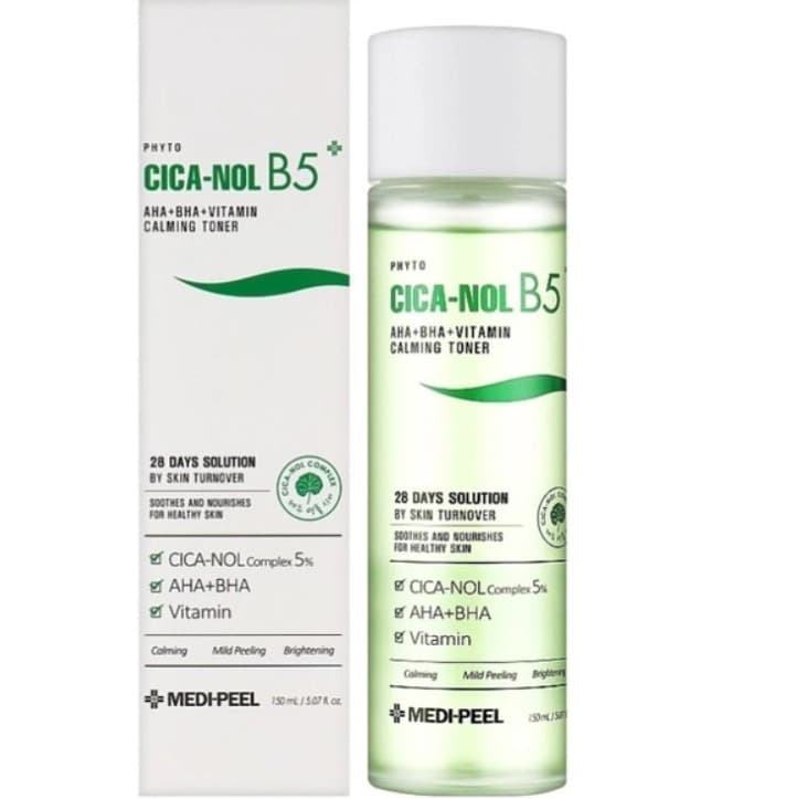MEDIPEEL+ Phyto Cica-Nol B5: Kojący Toner AHA/BHA, 150ml