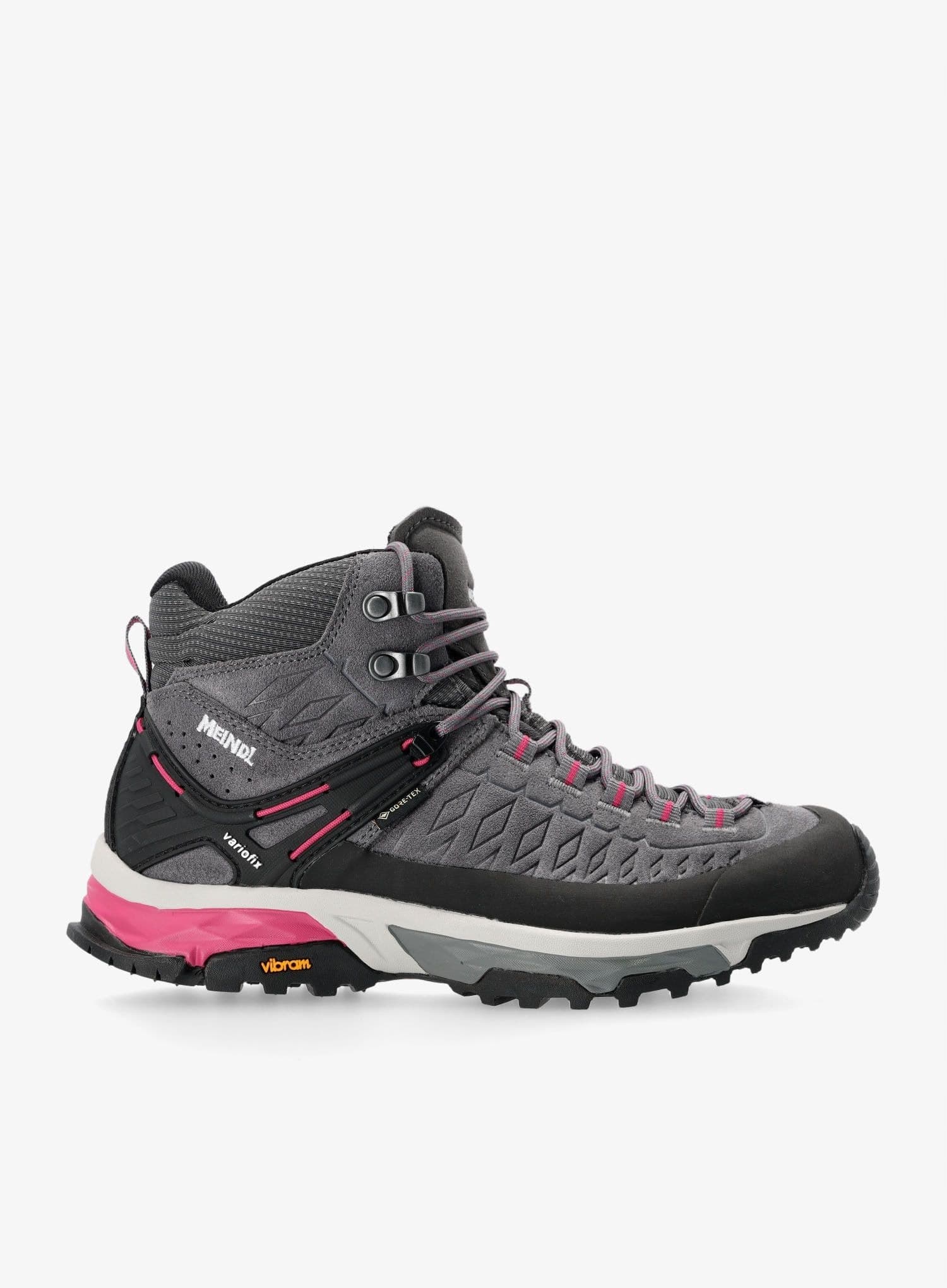 Meindl Top Trail Mid Gtx - damskie buty turystyczne grey/magenta