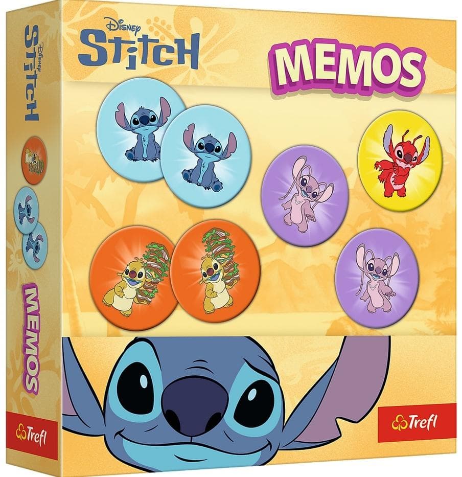 Memos Lilo & Stitch gra pamięciowa Trefl