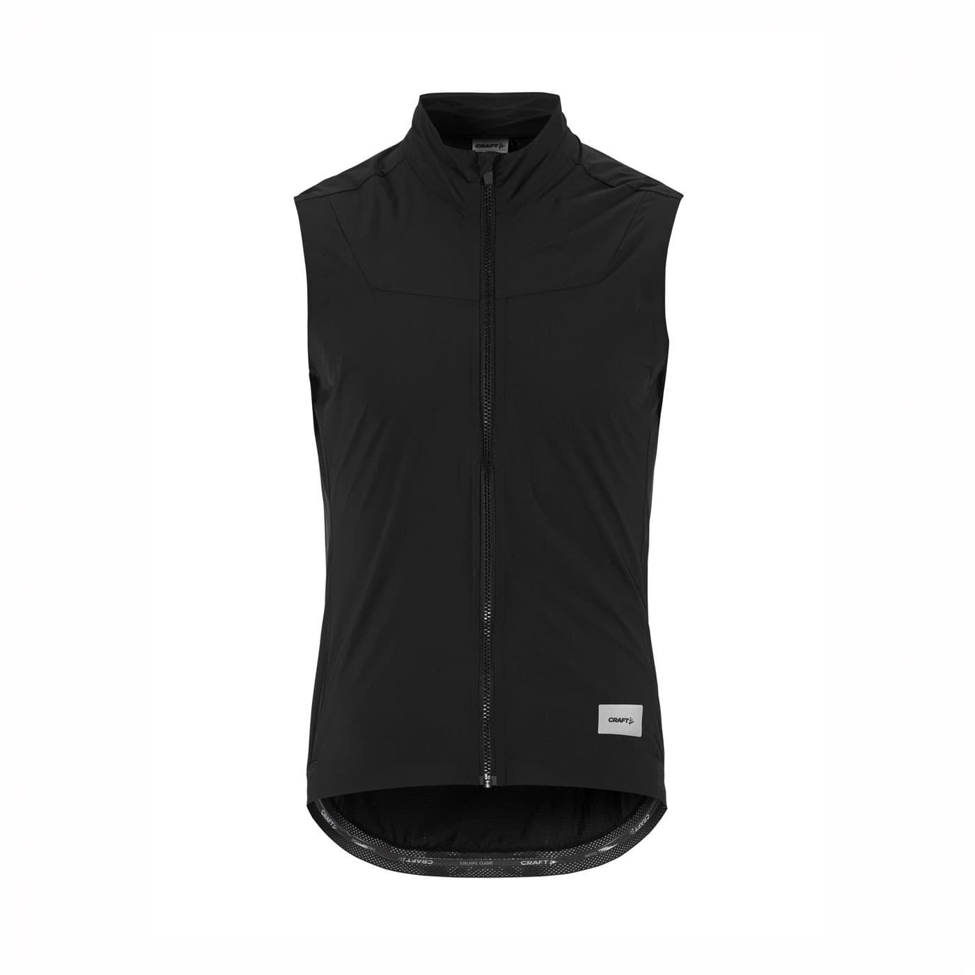 Męska Kurtka Rowerowa Bez Rękawów CRAFT Endur Light Wind Vest M, Rozmiar XL, Czarna