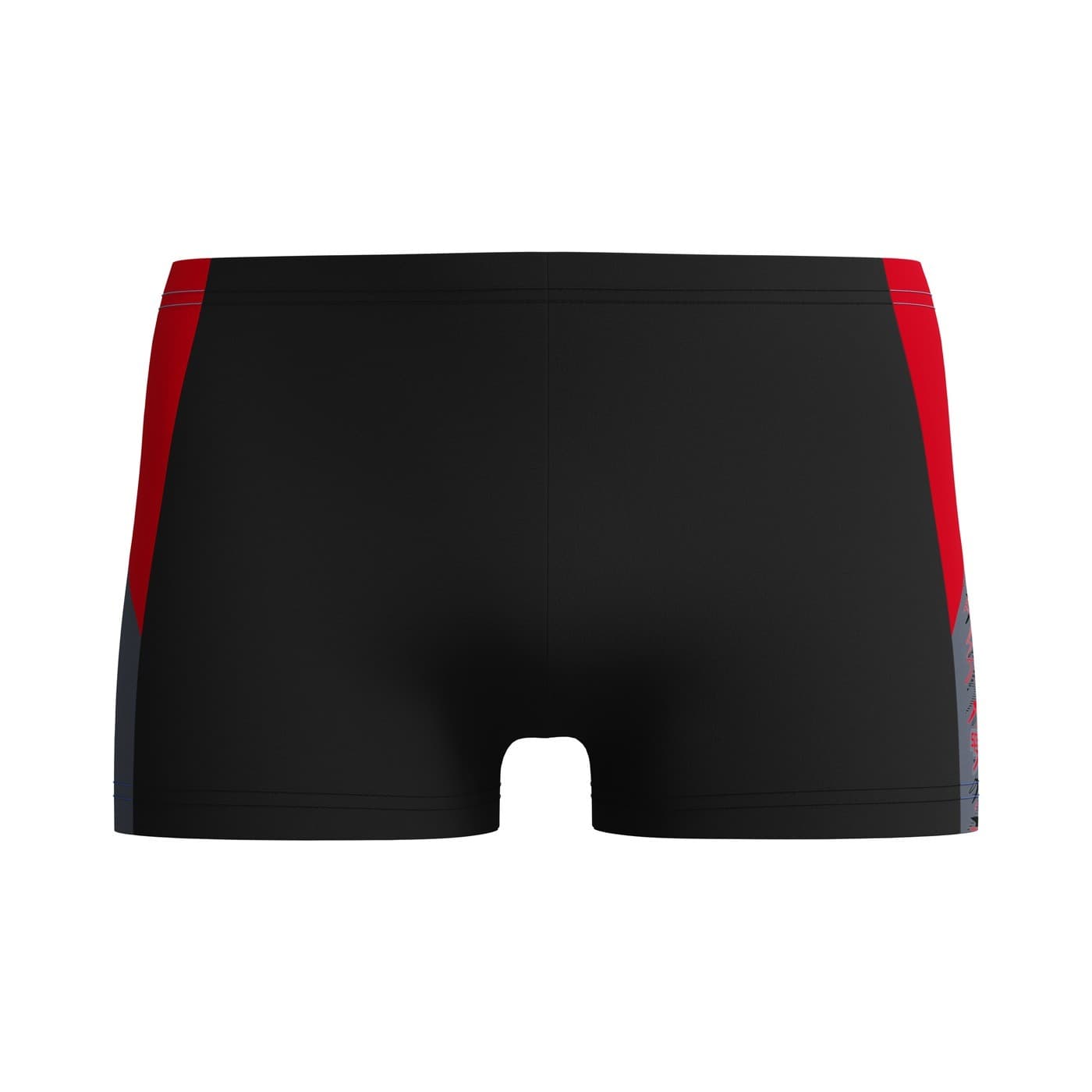 Męskie bokserki kąpielowe Speedo Dive Aquashort czarno-czerwone