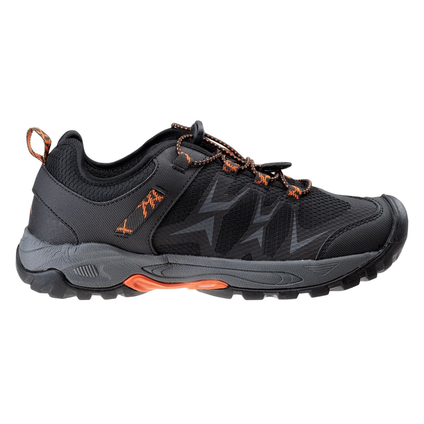 Buty niskie męskie Elbrus Calter czarno-pomarańczowo-szare