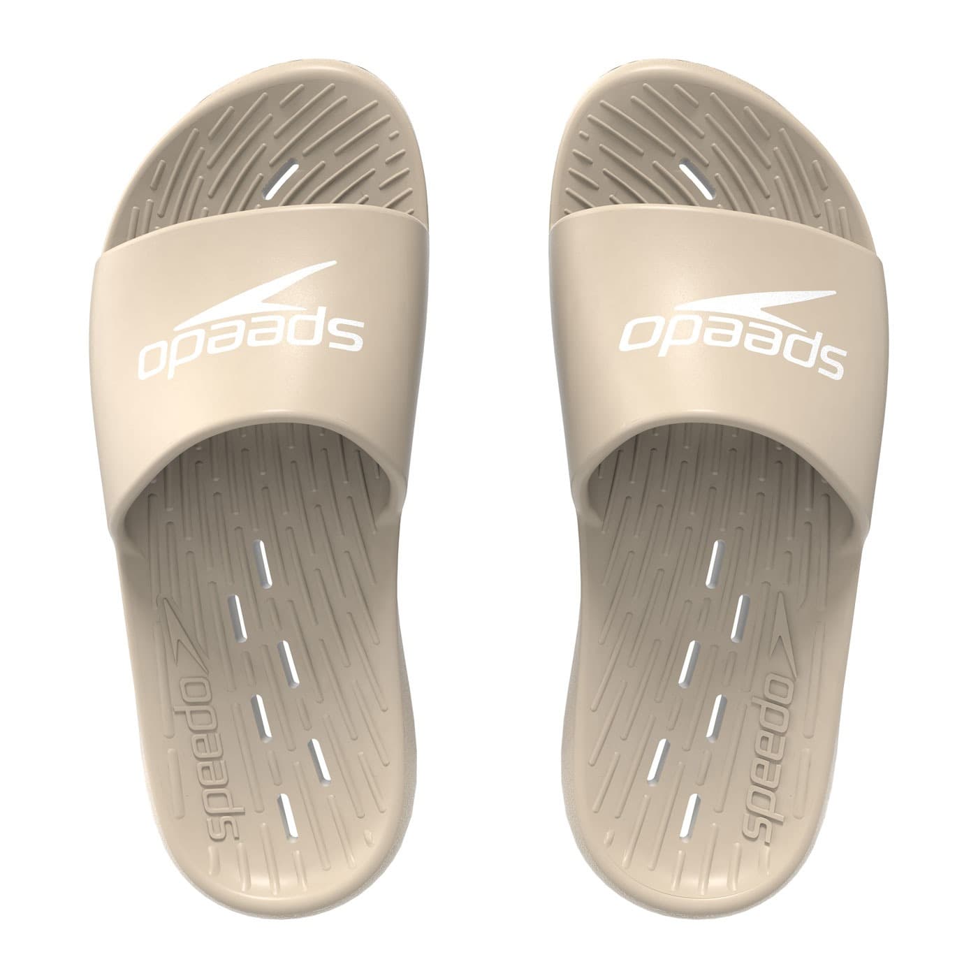 Męskie Klapki Speedo Slides One Piece AM - Rozmiar 39, Kolor Cream