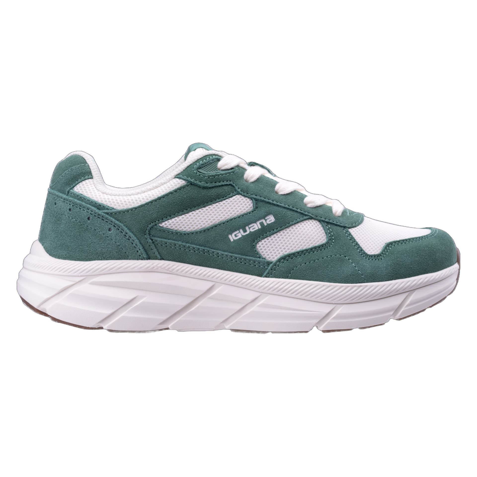Sneakersy męskie Iguana Cumulus zielono-białe
