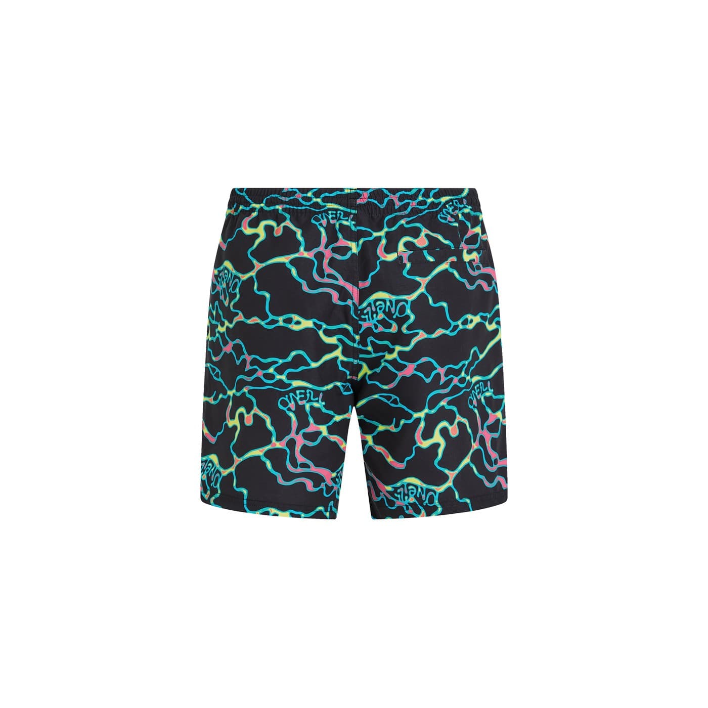 Szorty męskie Jack O'Neill Cali Crazy 16'' Swim Shorts czarny oceaniczny