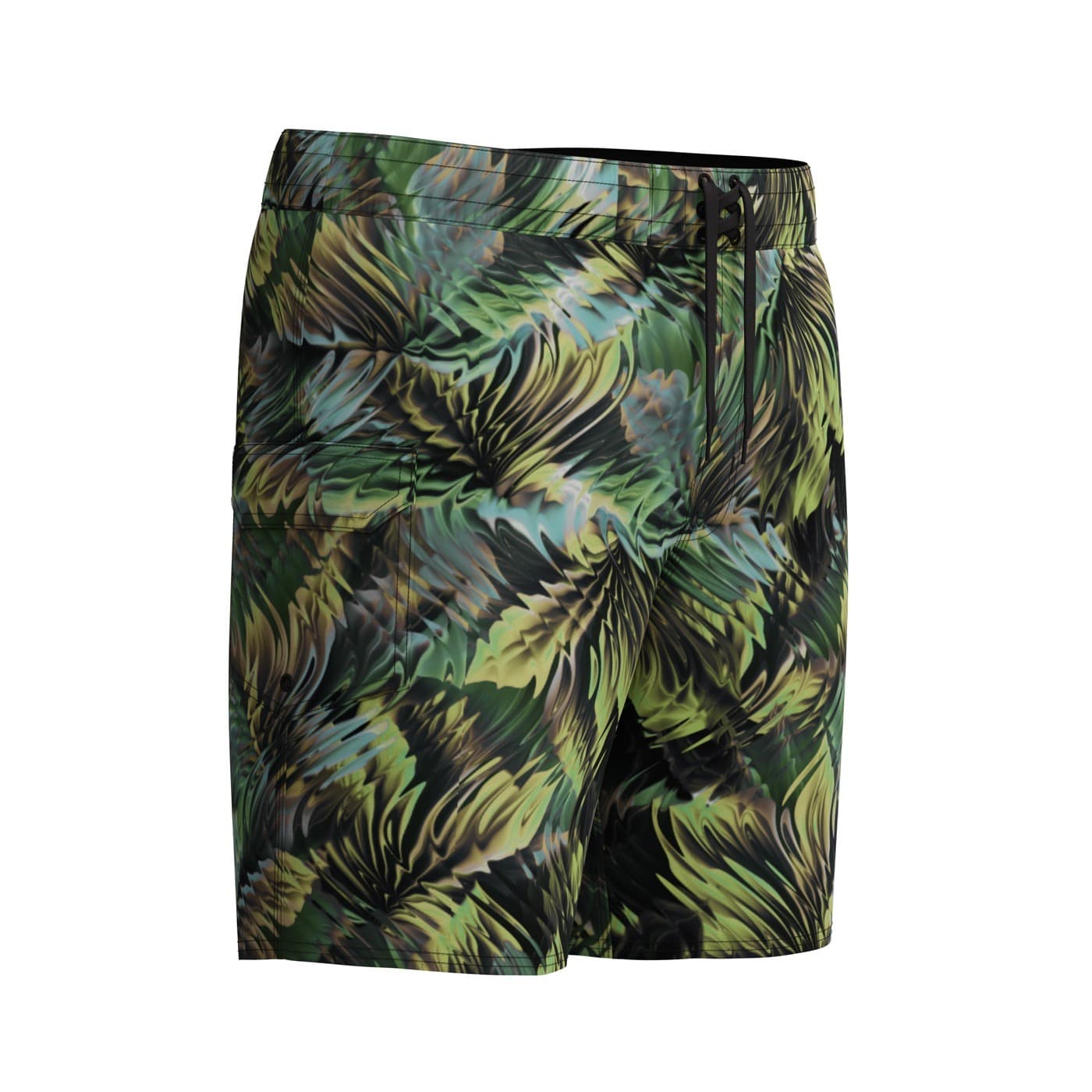 Szorty kąpielowe Speedo Print Lookout Brdshrt 18'' ciemnozielone