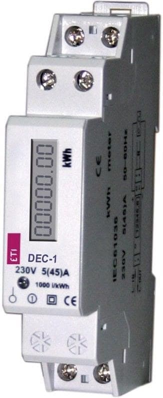 Licznik energii elektrycznej modułowy jednofazowy DEC-1