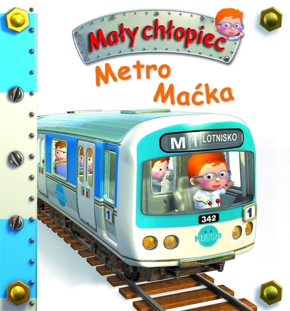 Metro Małego Chłopca - Nathalie Belineau, książeczka całokartonowa dla dzieci