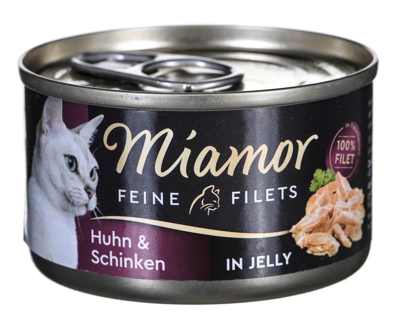 Miamor Feine Filets Kurczak z Szynką i Ryżem dla kota 100 g