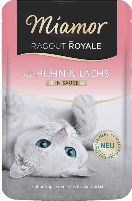 Miamor Ragout Royal Kurczak i Łosoś dla kota 100g