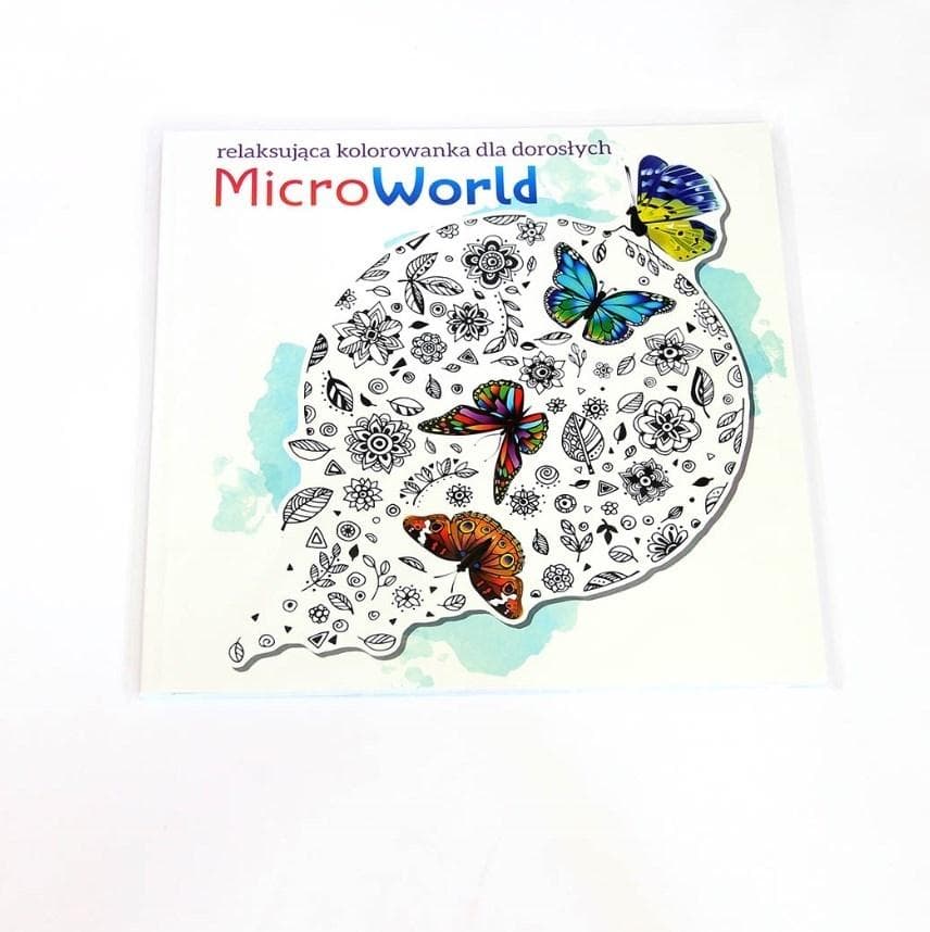 Microworld - Relaksująca kolorowanka dla dorosłych - Praca zbiorowa