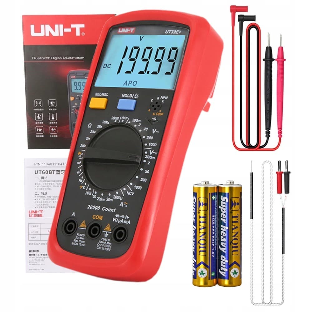 Miernik uniwersalny Uni-T UT39E+ - multimetr cyfrowy