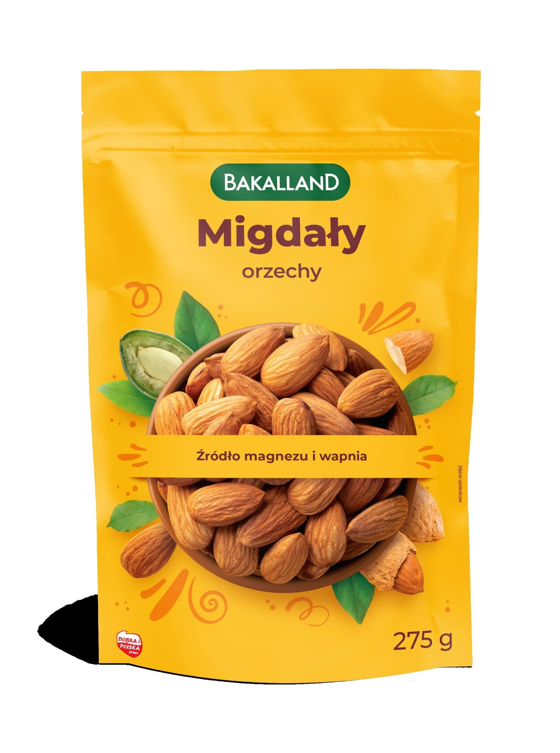 Migdały łuskane 275g Bakalland