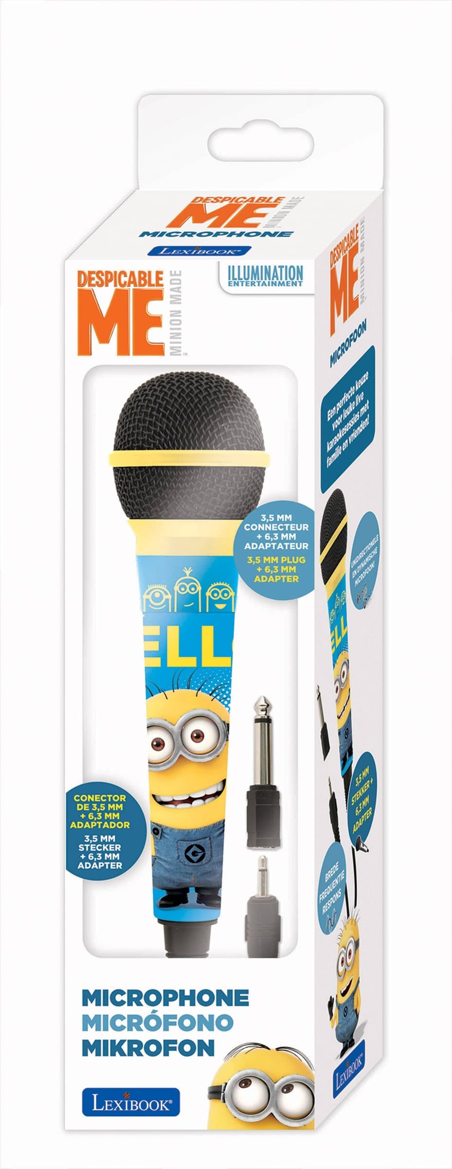 Mikrofon Minionki z projektorem Lexibook MIC100DES