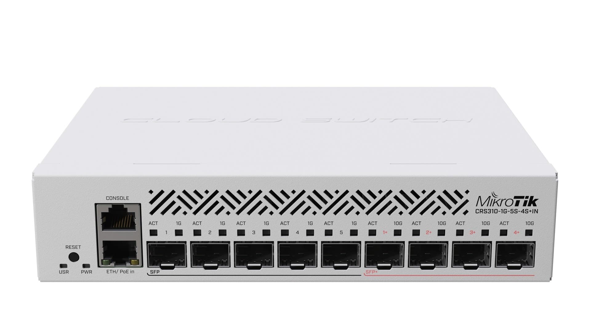 Mikrotik Przełącznik sieciowy CRS310-1G-5S-4S+IN L3 zarządzalny PoE 1U