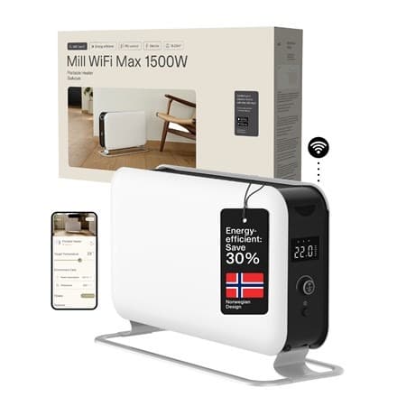 Milia Convection Heater CO1500MAXWIFI3 1500 W biały