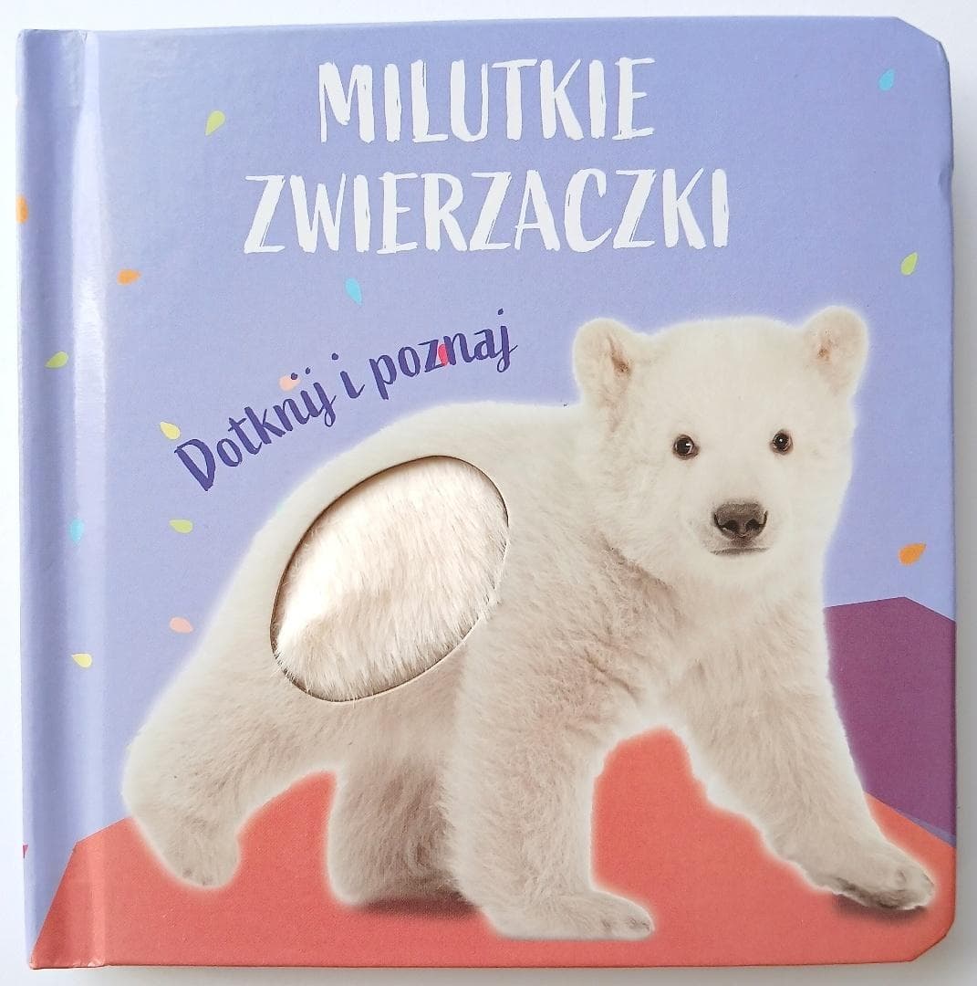 Książeczka sensoryczna Dotknij i poznaj Miś polarny dla dzieci