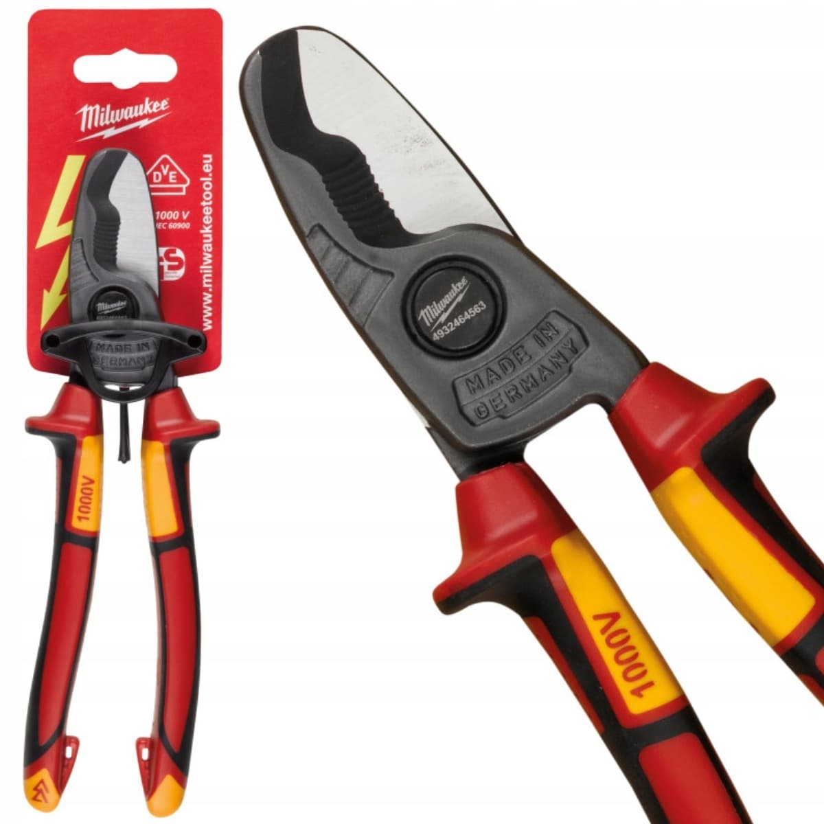 MILWAUKEE SZCZYPCE DO PRZEWODÓW 210mm VDE