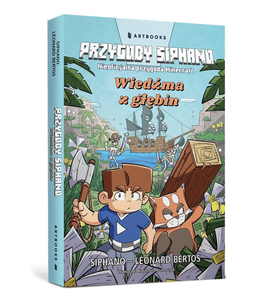 Minecraft Przygody Siphano Wiedźma z Głębin książka dla dzieci