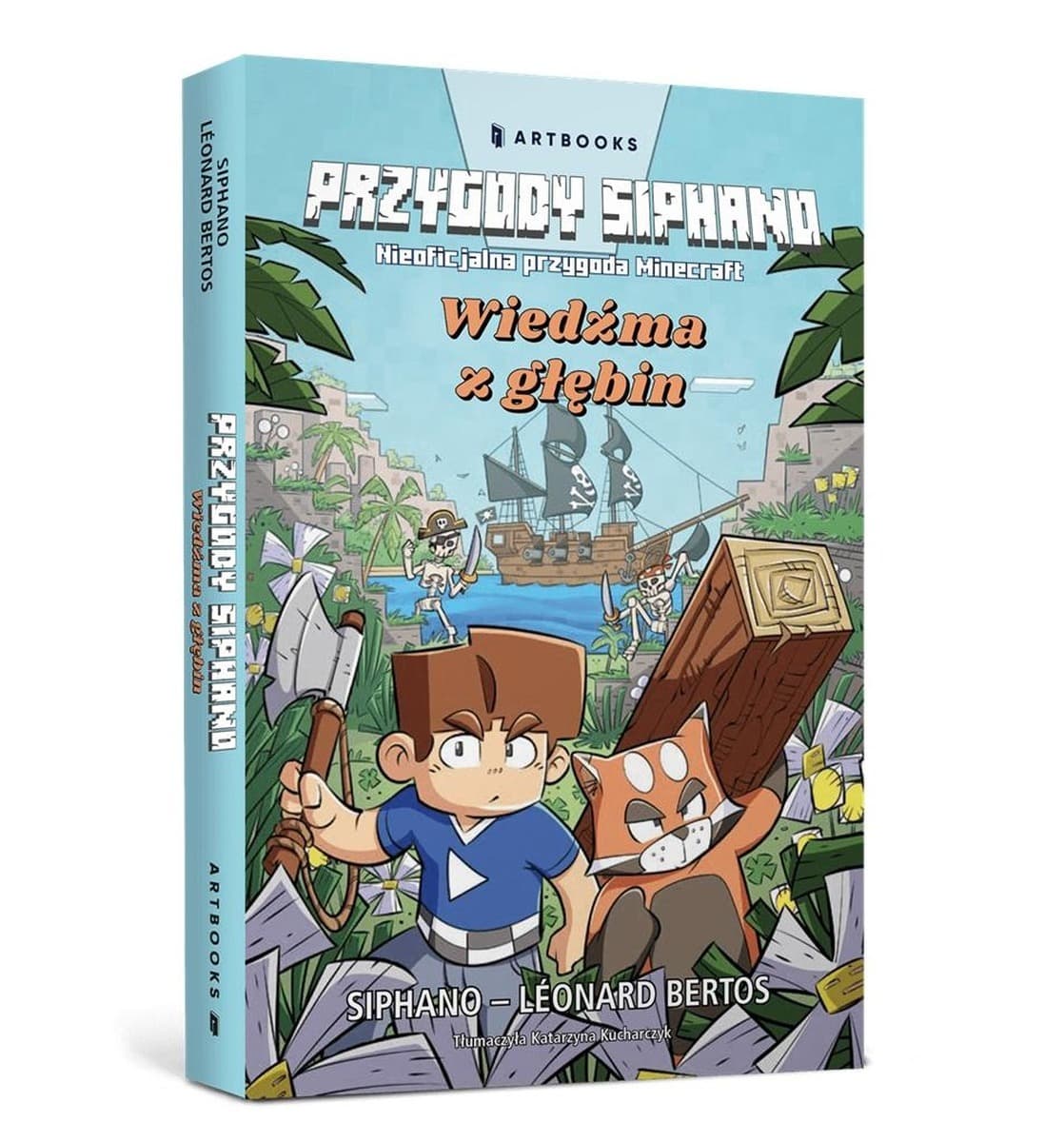 Minecraft Przygody Siphano Wiedźma z Głębin książka dla dzieci