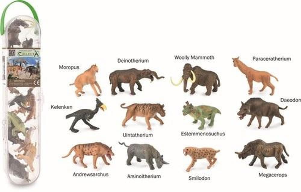 Mini Figurki Zwierząt Prehistorycznych 12 sztuk Collecta