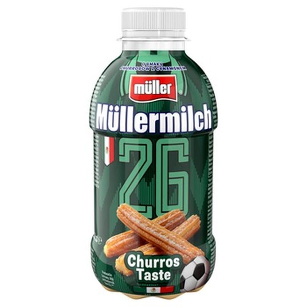 Mleczny napój z dodatkiem smaku churros Müller 400 g