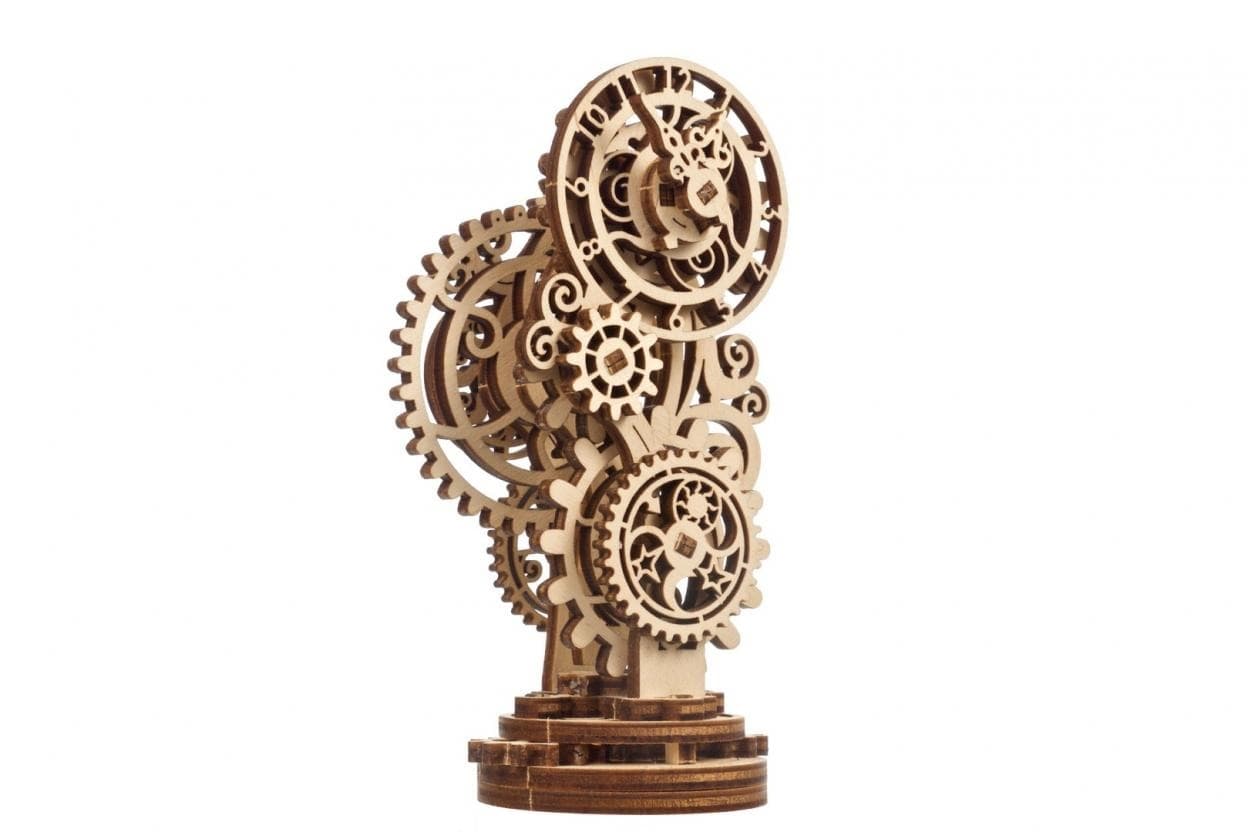 Model mechaniczny do składania Drewniany Zegar Steampunk 2.0 Ugears