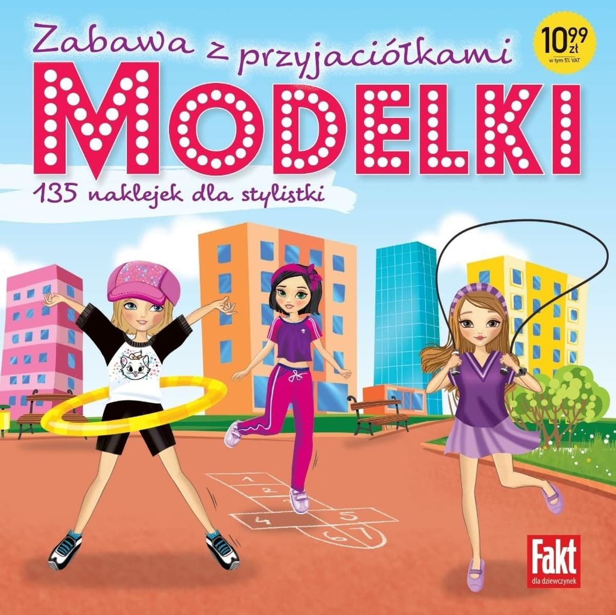 Modelki Zabawa z przyjaciółkami - książka z naklejkami