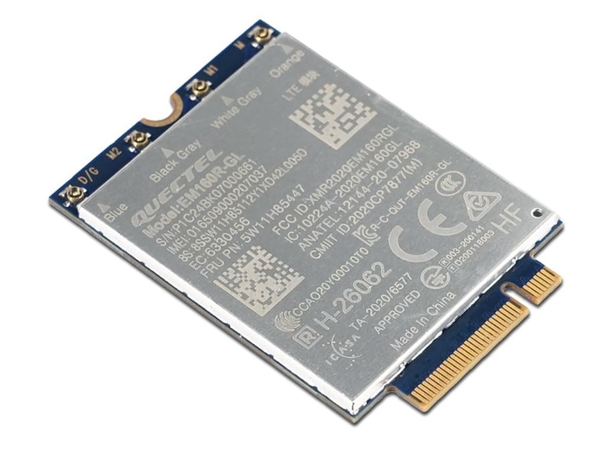 Moduł WWAN Lenovo Quectel EM160R-GL 4G LTE-A Cat 16 M.2 dla X1 Carbon Gen12