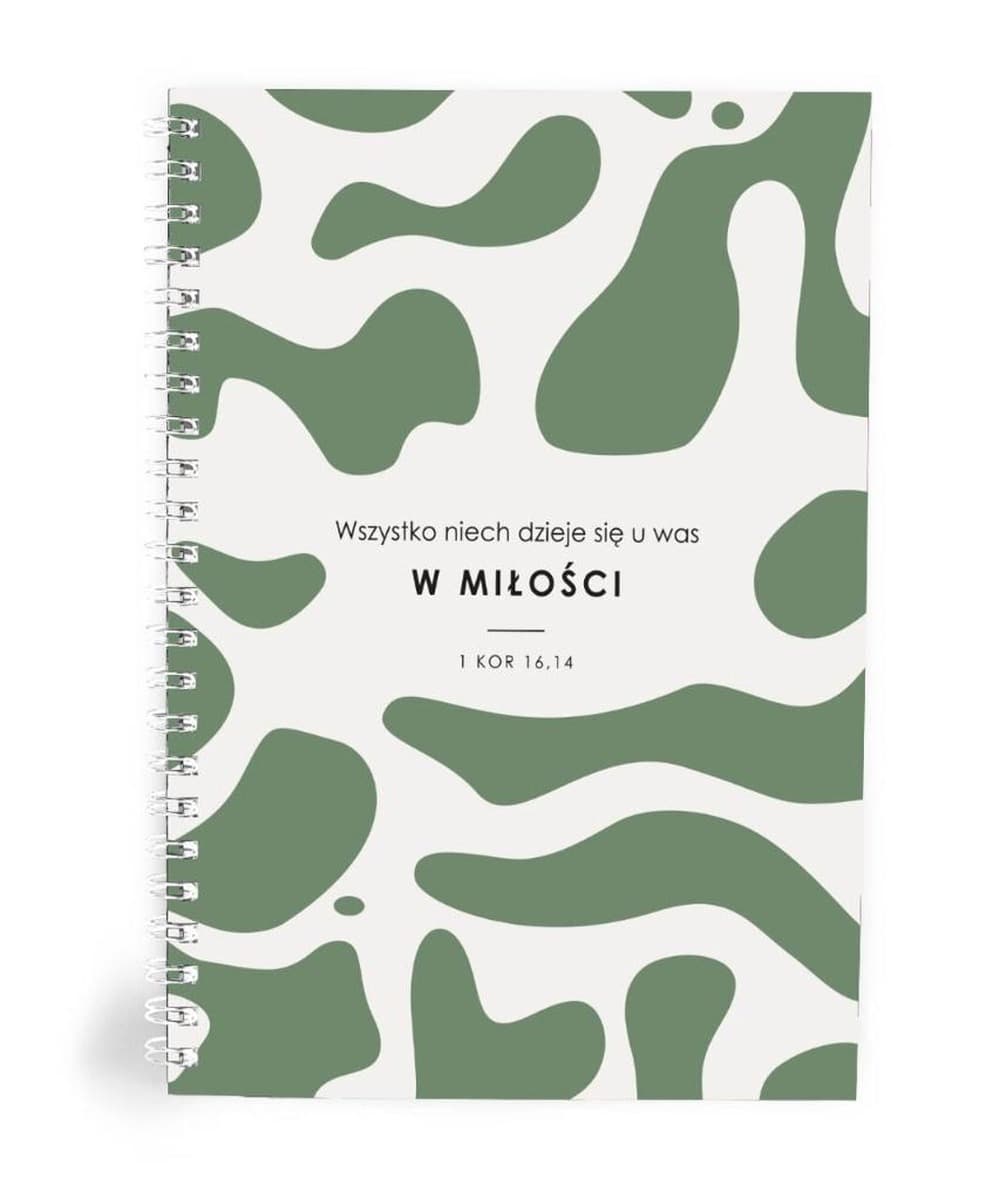 Mój dziennik - Wszystko niech się dzieje - Kształty - notes na spirali