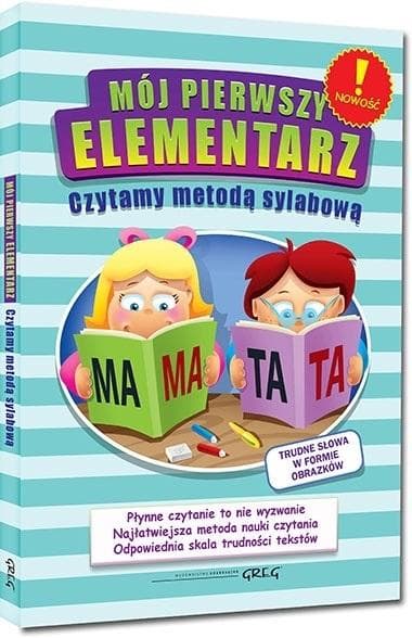 Elementarz Nauka Czytania Metodą Sylabową Mój Pierwszy