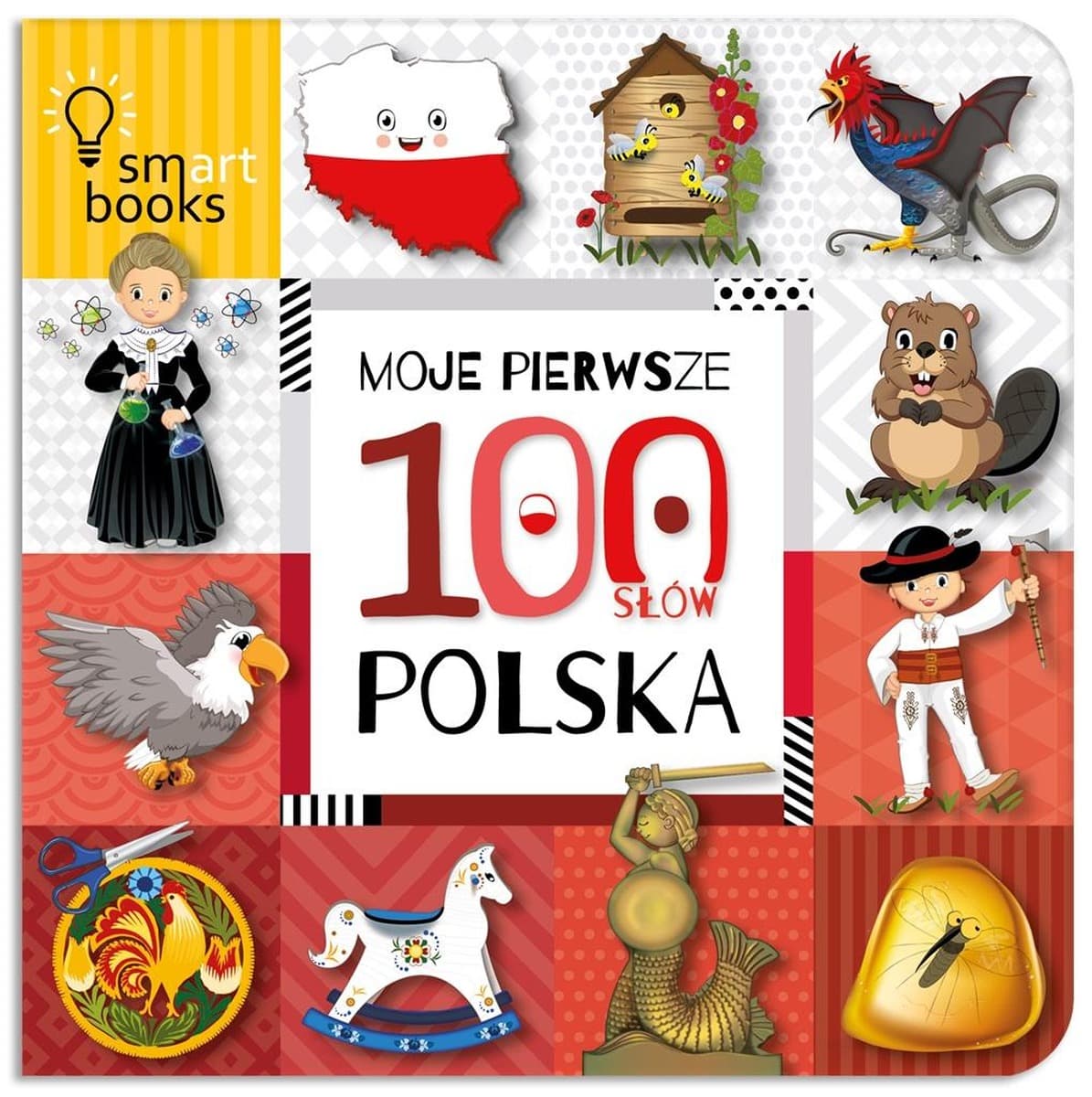 Moje pierwsze 100 słów. Polska - książeczka edukacyjna wyd. 2020