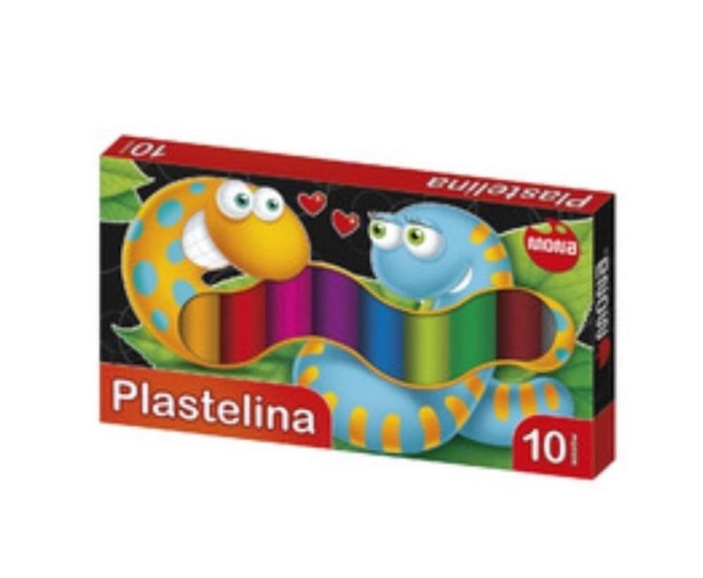 Mona Plastelina, 10 kolorów do Modelowania