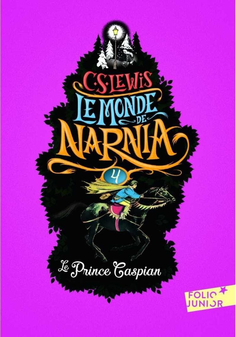 Opowieści z Narnii T.4 Książę Kaspian - C. S. Lewis wydanie francuskie 240 stron