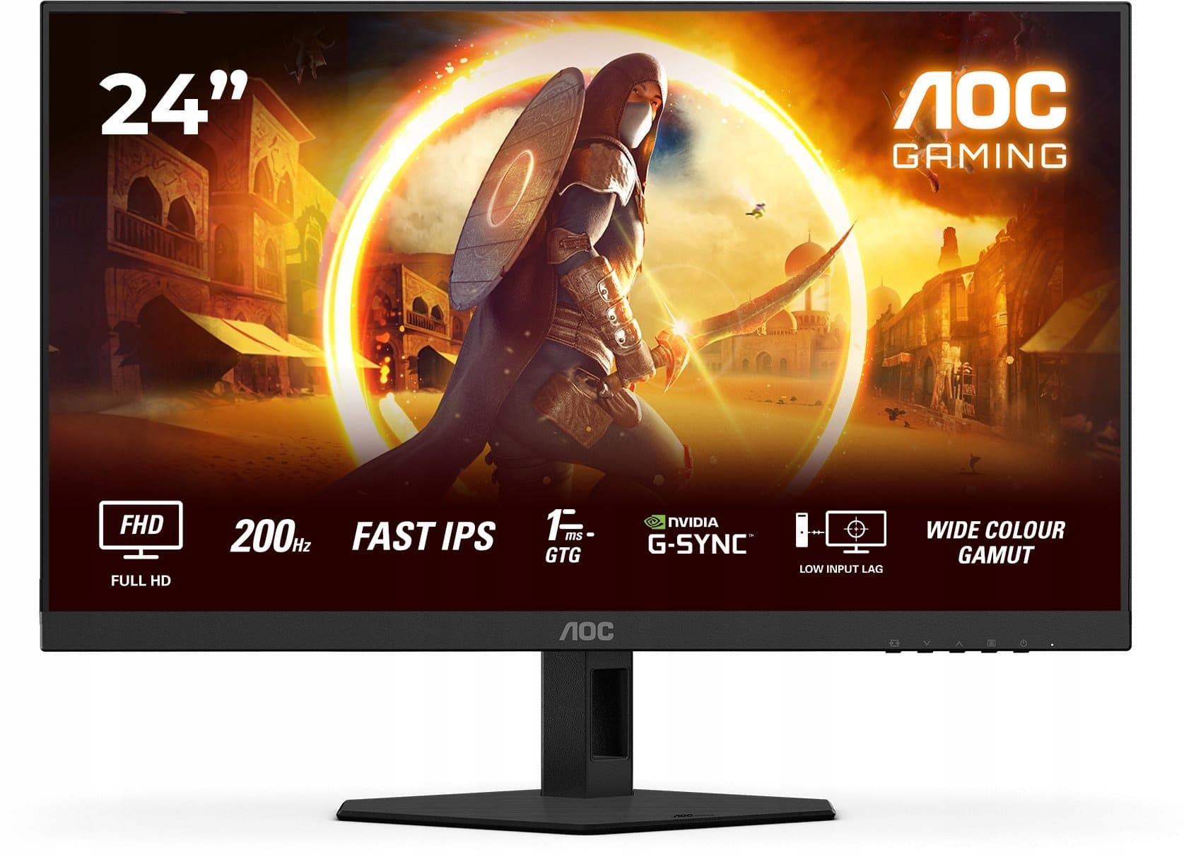 Monitor AOC 23,8 cala Fast IPS 200Hz