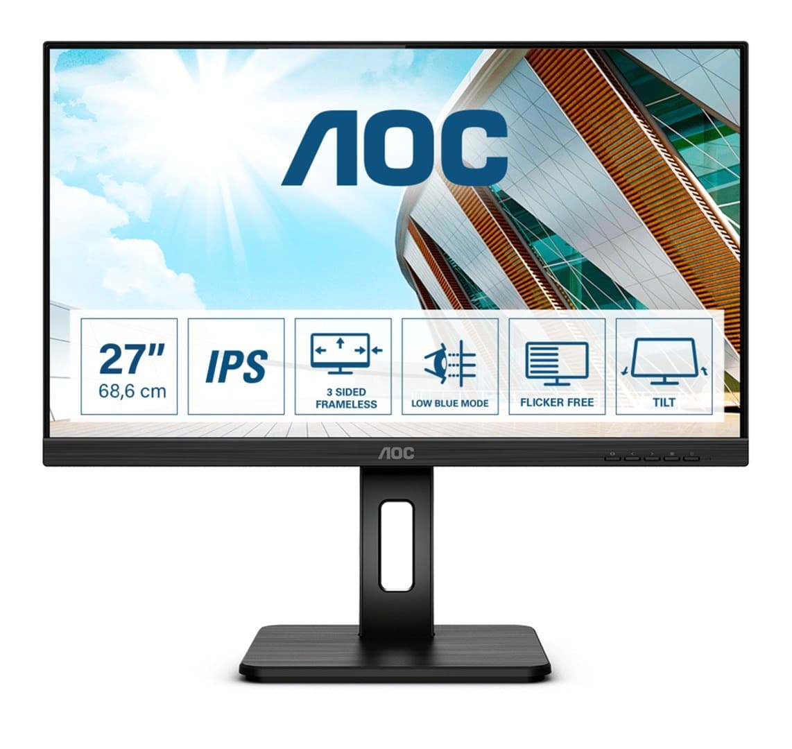 Monitor AOC LED 27 cali do biura i domu