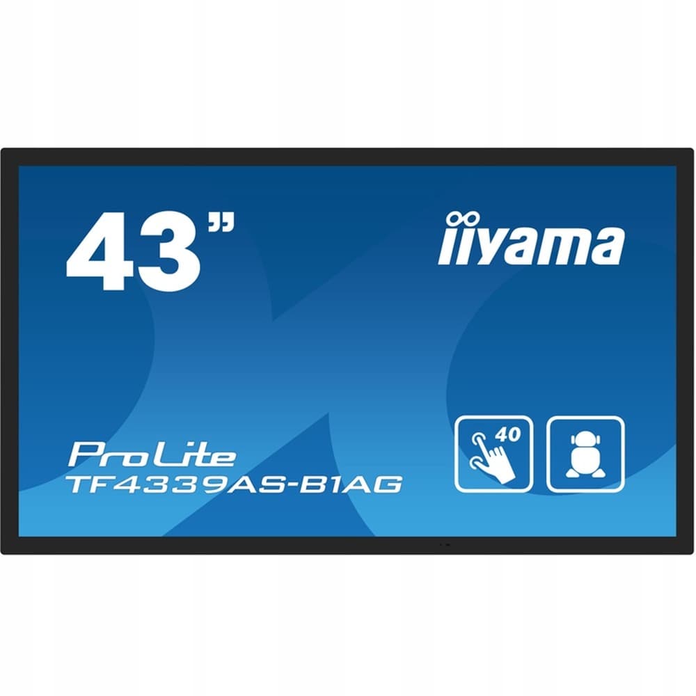 Monitor iiyama 43 cale dotykowy ProLite TF4339AS-B1AG