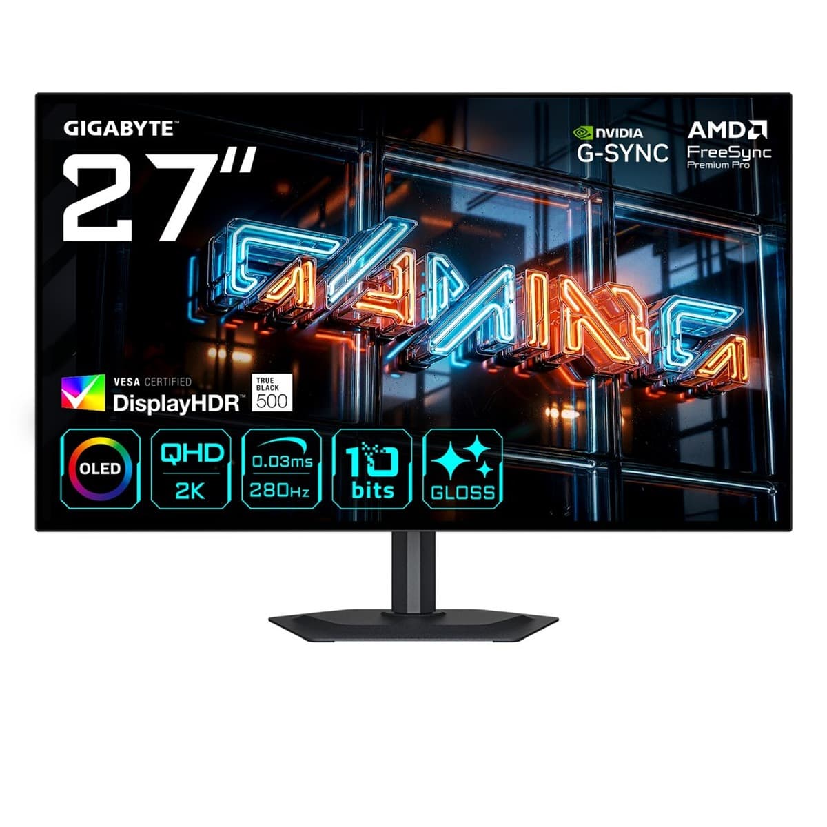 Monitor Gigabyte WOLED 27 cali MO27Q28GR QHD 280Hz
