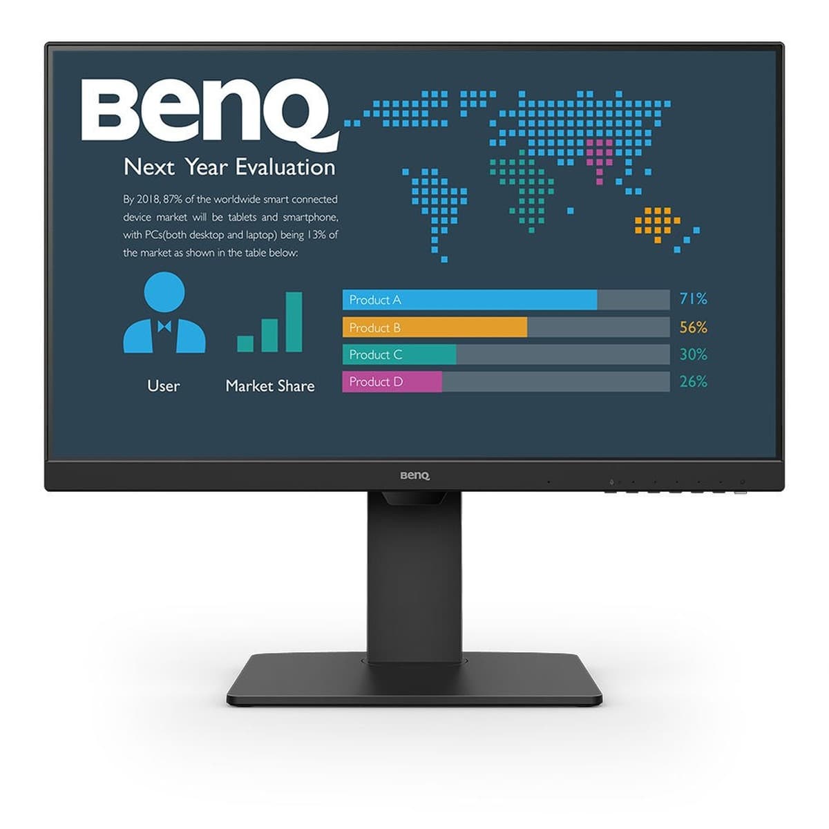 Monitor komputerowy BenQ BL2786TC 68,6 cm (27") Full HD Czarny