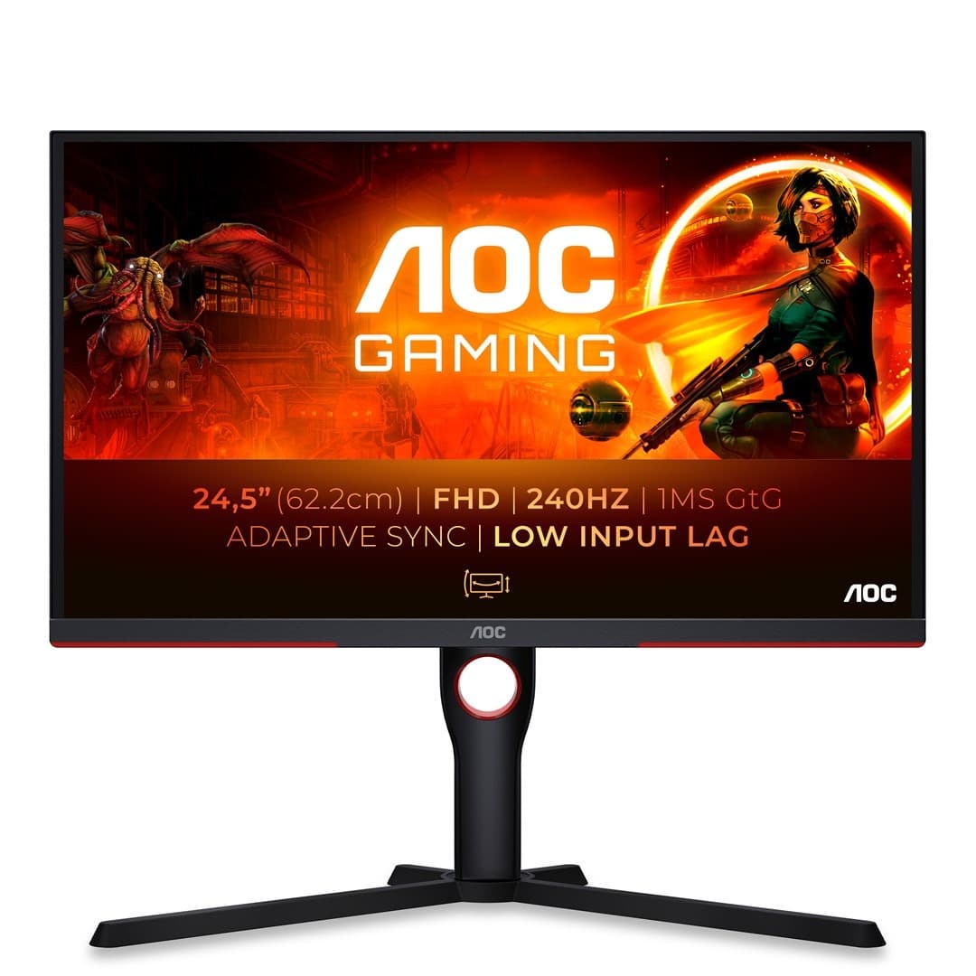 Monitor AOC 24,5 cala LED 240Hz 25G3ZM/BK