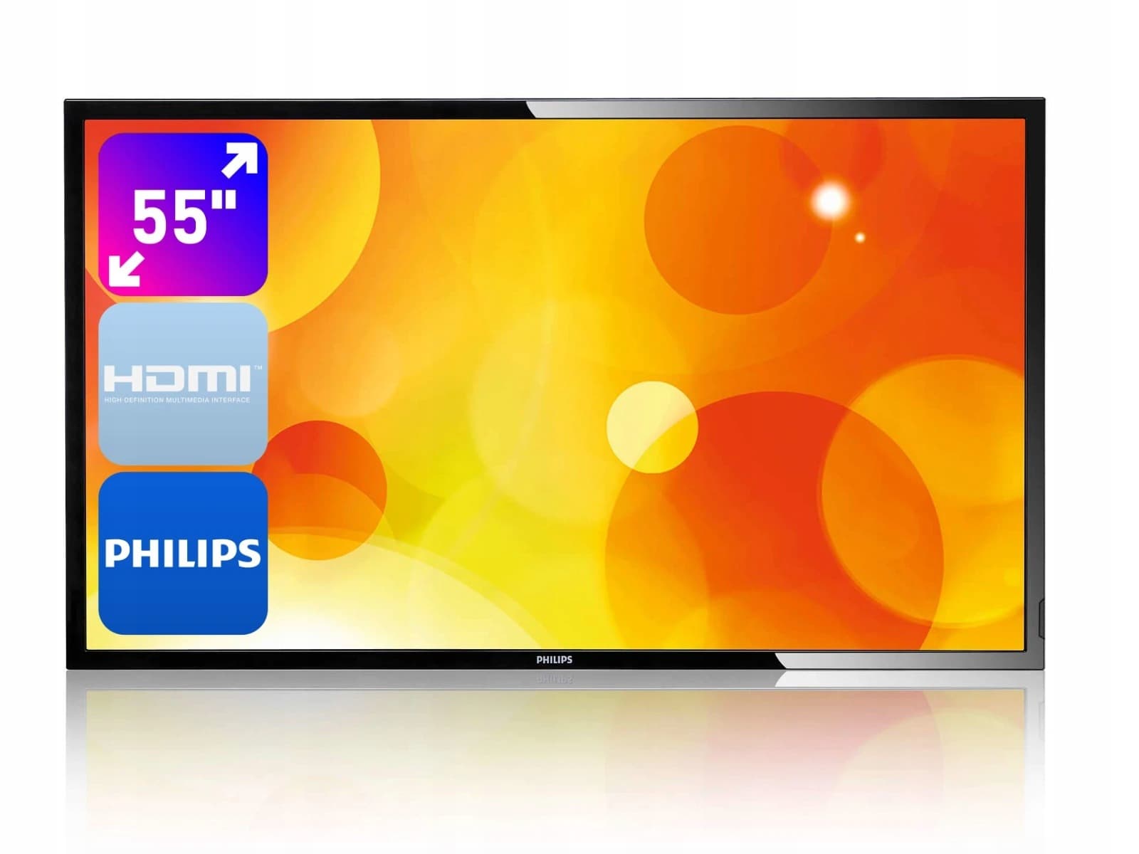 Monitor Philips H-Line 55 cali FHD do zastosowań pół-zewnętrznych